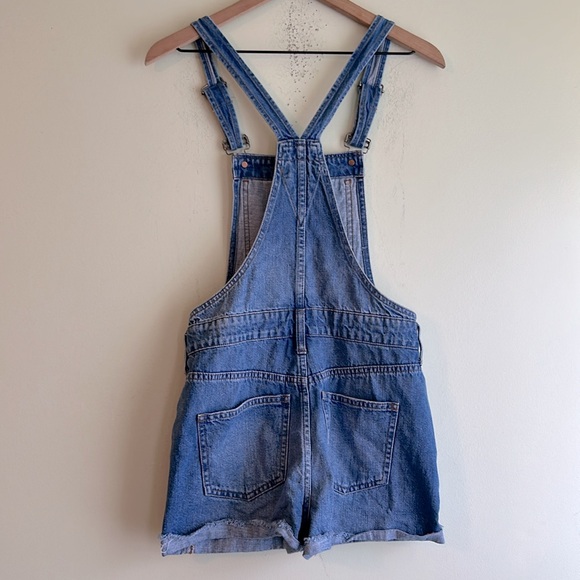 Madewell Adirondack Short Overalls Dawkins Wash - Picture 4 of 5